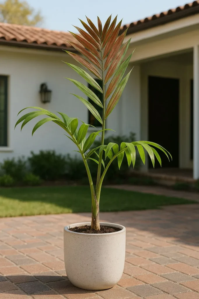 Chambeyronia macrocarpa, elegancia tropical
