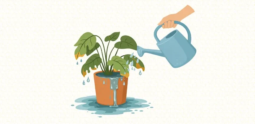cosas que debes saber antes de comprar plantas de interior - agua